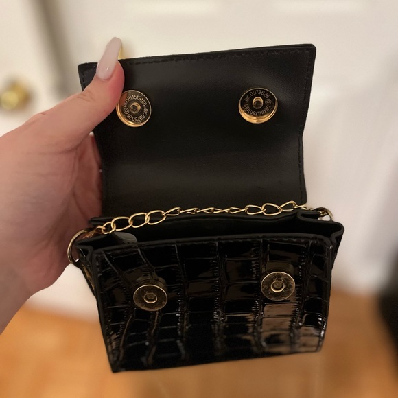 Mini black snake skin purse - Picture 3 of 4